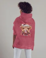 Bluza oversize z kapturem <br>Mooey Christmas <br>Efekt sprania, Edycja Limitowana
